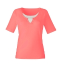 Mock Insert Jersey Top
