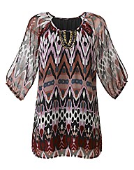 Georgette Print Tunic