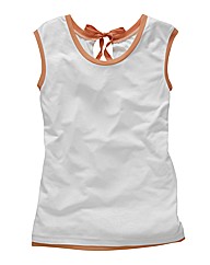 Jersey Top with Colour Edge Trim