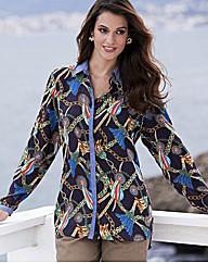 Scarf Print Shirt