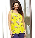 Flower Print Vest