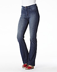 Jersey Bootcut Jeans Length 28in