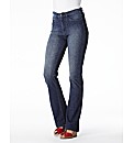 Jersey Bootcut Jeans Length 28in