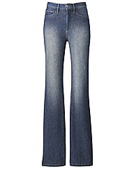 Jersey Bootcut Jeans Length 28in