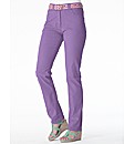 Coloured Straight Leg Jeans Length 29in