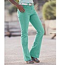 Coloured Bootcut Jeans Length 30in