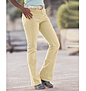 Coloured Bootcut Jeans 28in