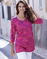 Lace Print Tunic