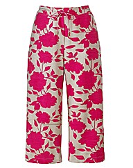 Linen Crop Trousers 19in