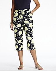 Linen Crop Trousers 19in