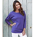 Jersey Top with Zip Detail