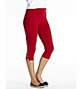 Crop Leggings With Bow Detail 19in