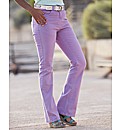 Coloured Bootcut Jeans 28in