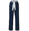 Trousers With Tie Detail 27in