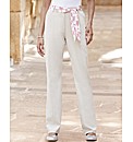Trousers With Tie Detail 29in