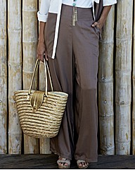 Palazzo Plain Trousers 30in