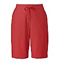Plain Linen Shorts