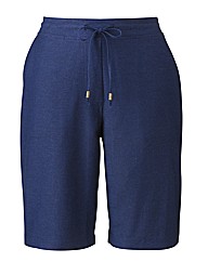 Plain Linen Shorts