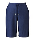 Plain Linen Shorts