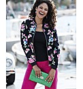 Floral Bomber Jacket