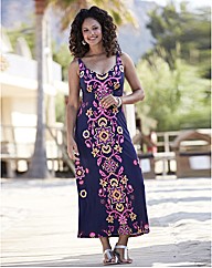 Print Jersey Dress 50in