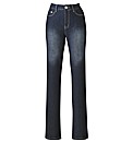 Embriodered Bootcut Jeans 30in