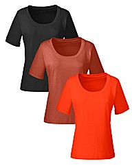Pack of 3 Basic T Shirts