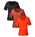 Pack of 3 Basic T Shirts