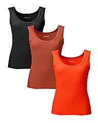 Pack of 3 Vests