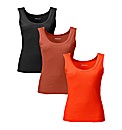 Pack of 3 Vests