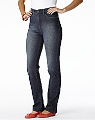 Jersey Straight Leg Jeans Length 29in