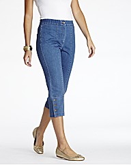 MAGIFIT Crop Jeans Straight Leg 19in