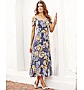 Printed Chiffon Dress