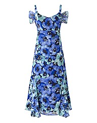 Printed Chiffon Dress