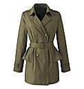 Peplum Trench Coat