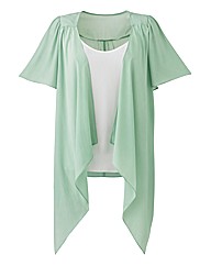 2 In 1 Waterfall Blouse