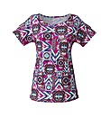 Cut Out Sleeve Jersey Top