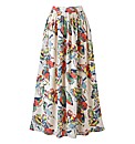 Butterfly Print Maxi Skirt