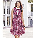 Hanky Hem Print Dress
