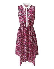 Hanky Hem Print Dress