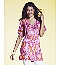 Deep V Neck Kaftan Blouse