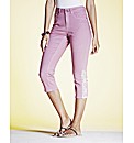 Lace Insert Capri Jean 53cm
