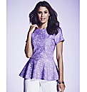Bond Lace Peplum Blouse