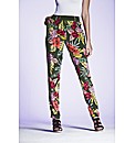 Printed Tapered Trousers