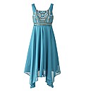 Embellished Hanky Hem Dress