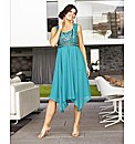Embellished Hanky Hem Dress