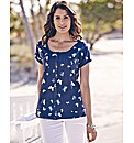Butterfly Blouse with Pocket Detailing