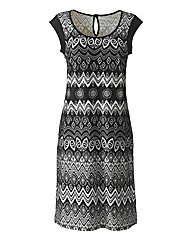 Print Jersey Dress