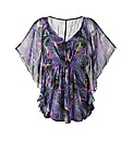 Chiffon Cape Blouse