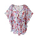 Chiffon Cape Blouse